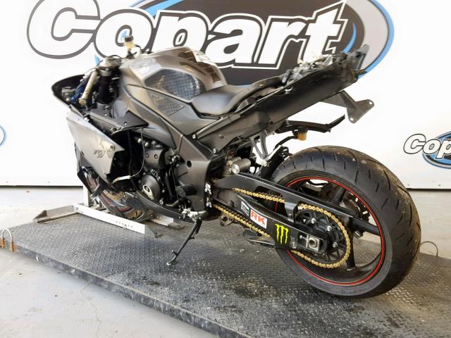 JYARN23E8DA015482 - 2013 YAMAHA YZFR1 CHARCOAL photo 3