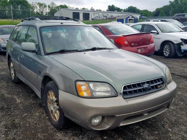 4S3BH806837609563 - 2003 SUBARU LEGACY OUT GREEN photo 1