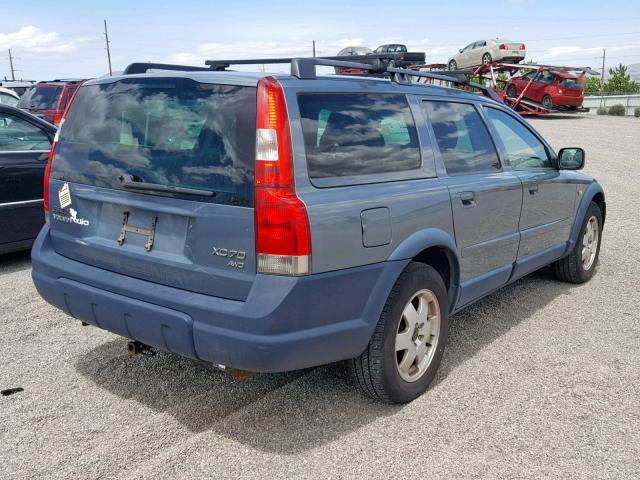 YV1SZ59H931112017 - 2003 VOLVO XC70 BLUE photo 4