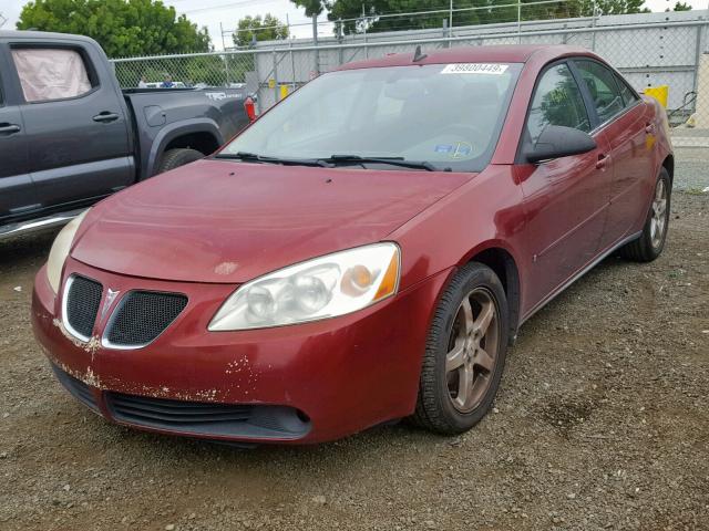 1G2ZH57N994170401 - 2009 PONTIAC G6 GT BURGUNDY photo 2