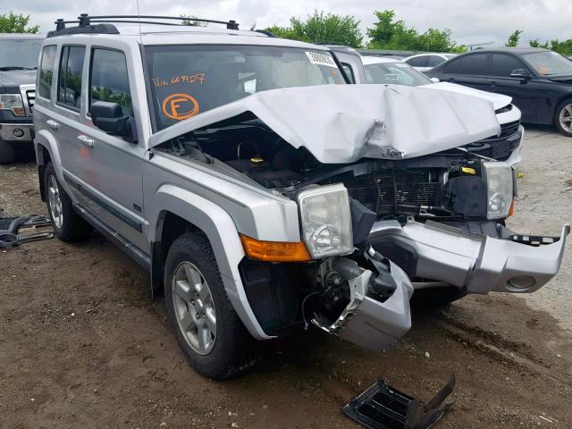 1J8HG48K57C669927 - 2007 JEEP COMMANDER GRAY photo 1