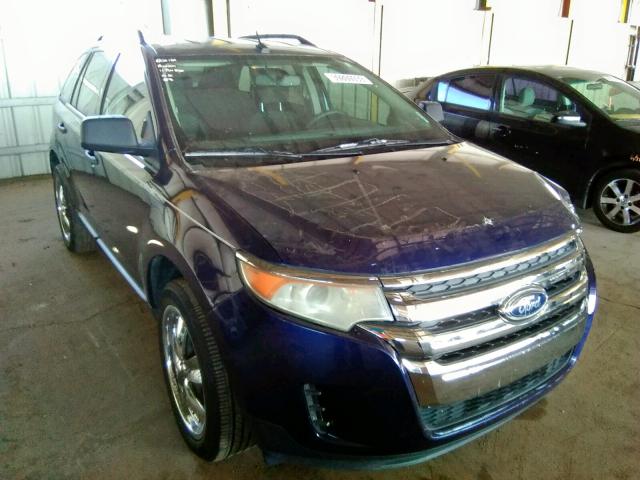 2FMDK3GC7BBA57046 - 2011 FORD EDGE SE BLUE photo 1