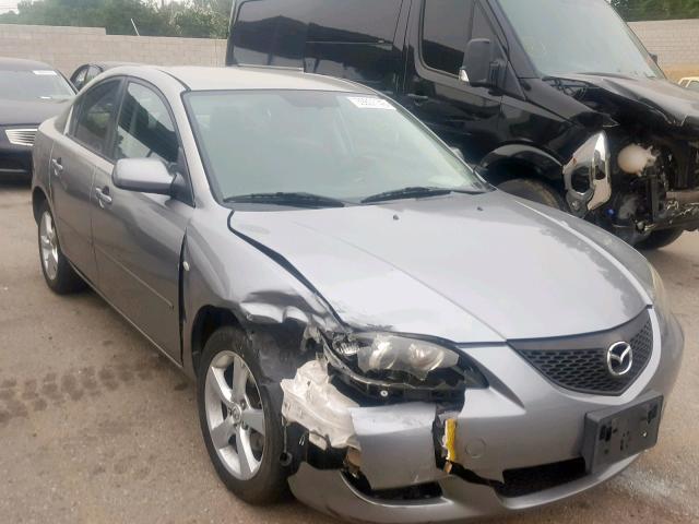 JM1BK12G161484721 - 2006 MAZDA 3 I GRAY photo 1