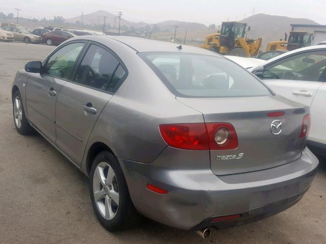 JM1BK12G161484721 - 2006 MAZDA 3 I GRAY photo 3