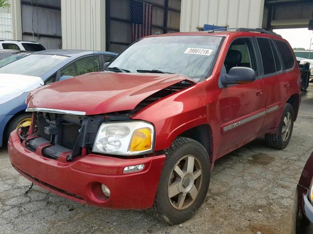 1GKDS13S752232318 - 2005 GMC ENVOY RED photo 2