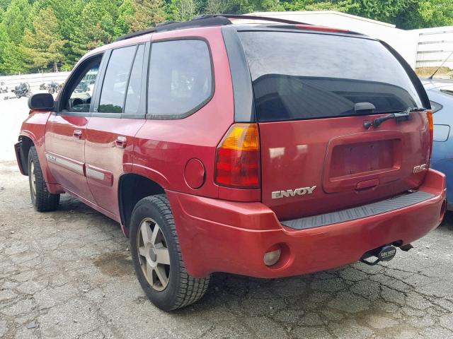 1GKDS13S752232318 - 2005 GMC ENVOY RED photo 3