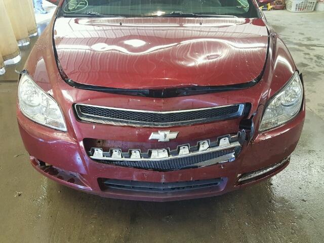 1G1ZC5E16BF342557 - 2011 CHEVROLET MALIBU 1LT წითელი ფოტო 9