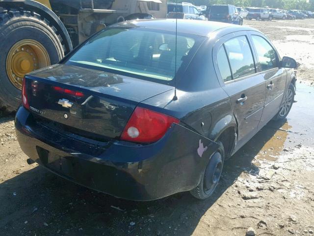 1G1AT58H797247807 - 2009 CHEVROLET COBALT LT BLACK photo 4