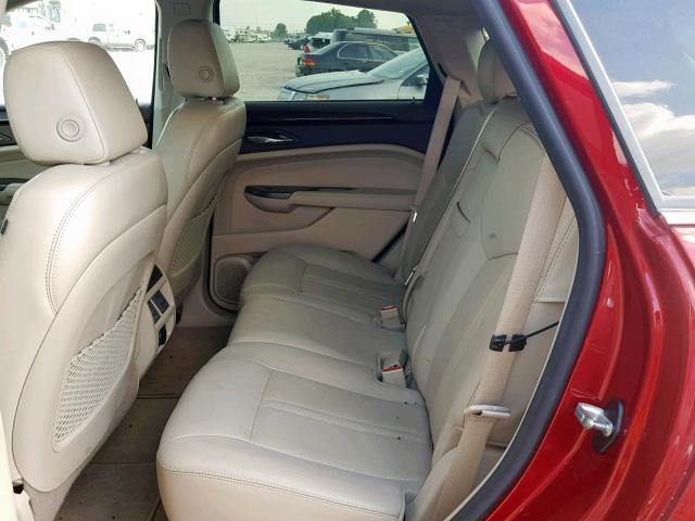 3GYFNBE33CS556529 - 2012 CADILLAC SRX PERFOR წითელი ფოტო 6
