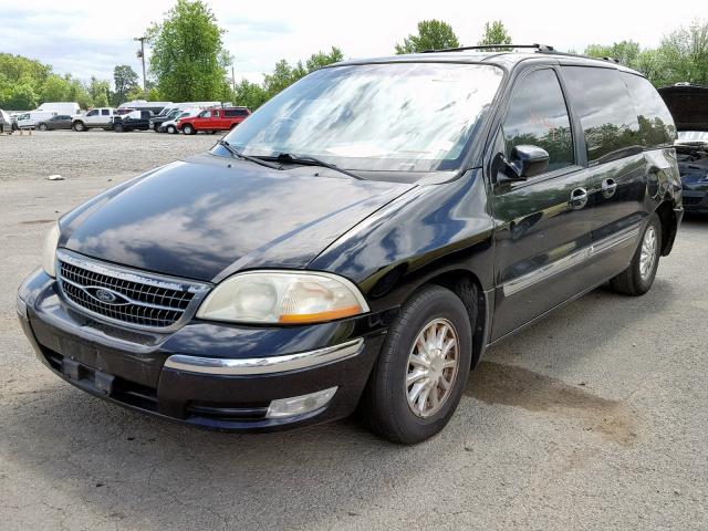 2FMZA524XYBC22360 - 2000 FORD WINDSTAR S BLACK photo 2