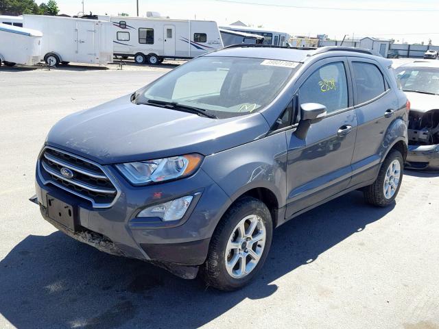 MAJ6P1UL5JC223740 - 2018 FORD ECOSPORT S GRAY photo 2