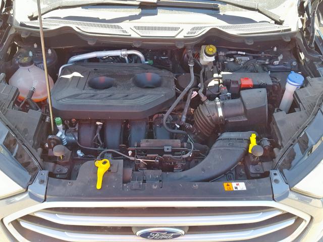 MAJ6P1UL5JC223740 - 2018 FORD ECOSPORT S GRAY photo 7