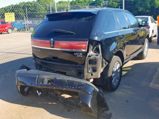 2LMDU88C47BJ16166 - 2007 LINCOLN MKX BLACK photo 4