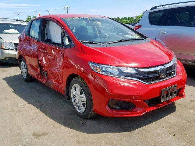 3HGGK5H57JM709742 - 2018 HONDA FIT LX RED photo 1