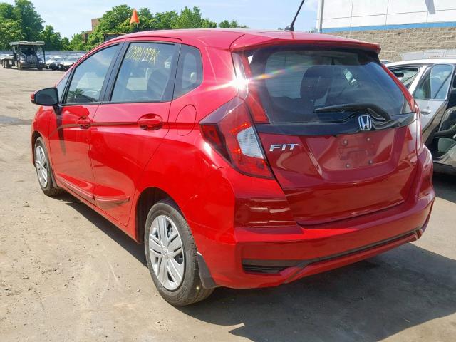 3HGGK5H57JM709742 - 2018 HONDA FIT LX RED photo 3