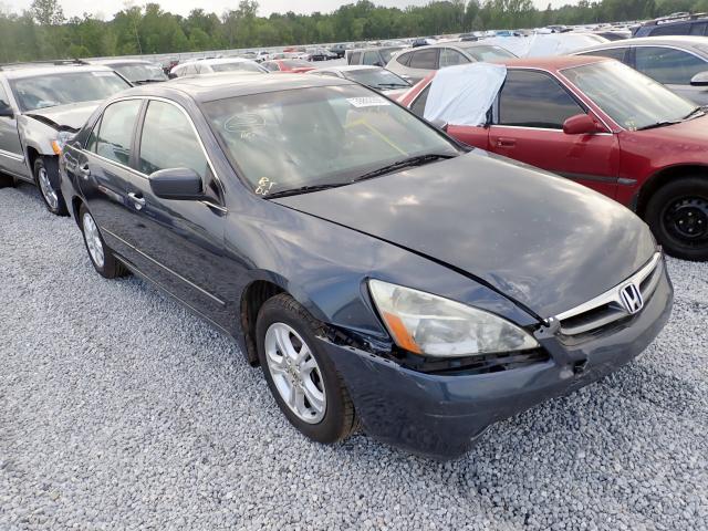 1HGCM56776A089637 - 2006 HONDA ACCORD EX GRAY photo 1