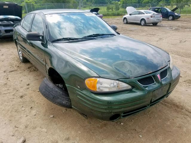 1G2NF52E7YC553656 - 2000 PONTIAC GRAND AM S GREEN photo 1