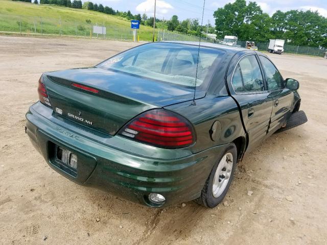 1G2NF52E7YC553656 - 2000 PONTIAC GRAND AM S GREEN photo 4