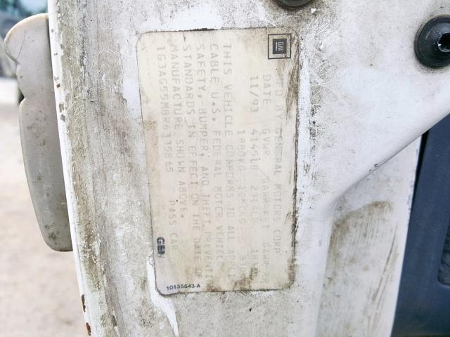 1G3AG55M8R6335865 - 1994 OLDSMOBILE CUTLASS CI Ağ foto 10