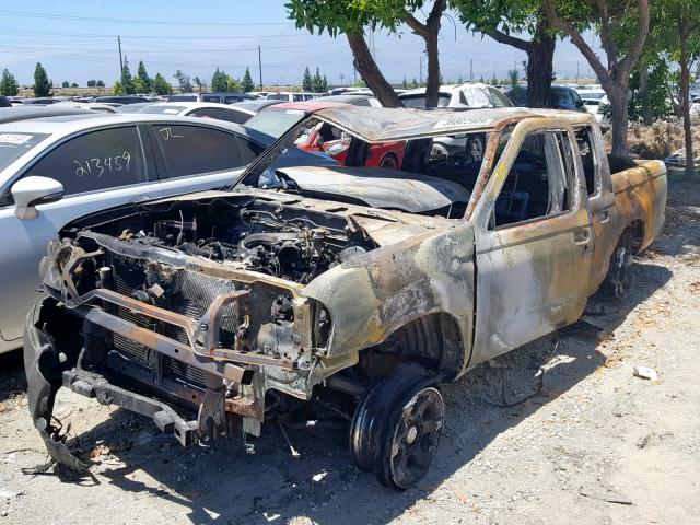 1N6ED27T13C403975 - 2003 NISSAN FRONTIER C BURN photo 2