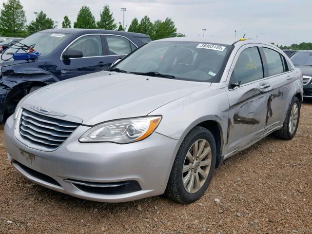 1C3CCBBB1CN126975 - 2012 CHRYSLER 200 TOURIN SILVER photo 2