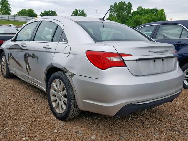 1C3CCBBB1CN126975 - 2012 CHRYSLER 200 TOURIN SILVER photo 3