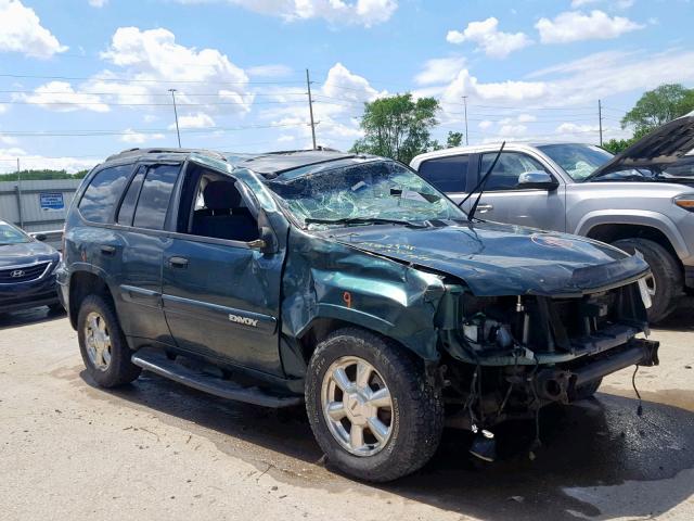 1GKDT13S152287666 - 2005 GMC ENVOY GREEN photo 1