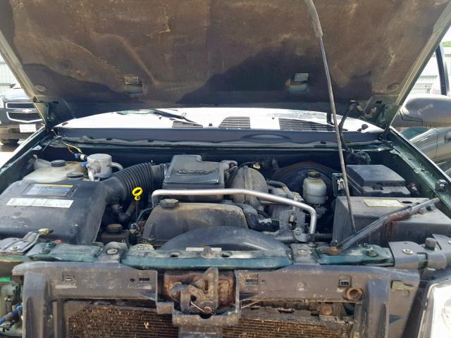 1GKDT13S152287666 - 2005 GMC ENVOY GREEN photo 7