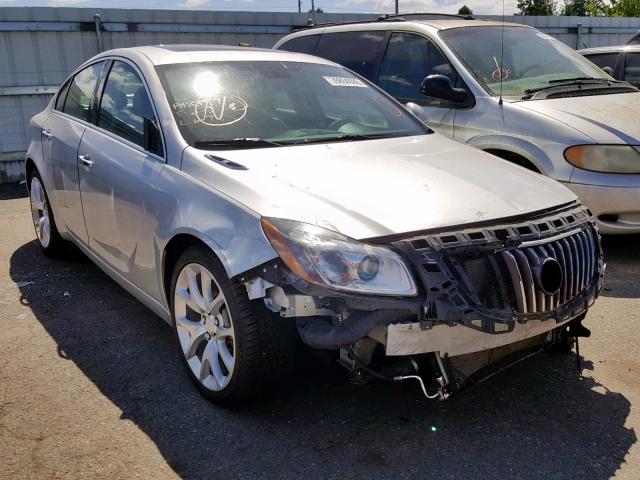 2G4GV5GV1D9184466 - 2013 BUICK REGAL GS SILVER photo 1