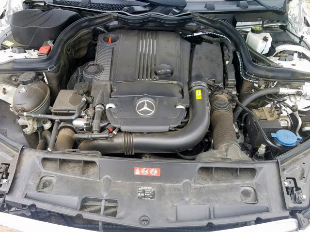 WDDGF4HBXER307551 - 2014 MERCEDES-BENZ C 250 WHITE photo 7