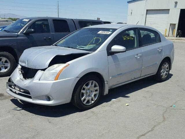 3N1AB6AP3AL660814 - 2010 NISSAN SENTRA 2.0 SILVER photo 2