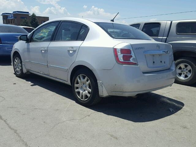 3N1AB6AP3AL660814 - 2010 NISSAN SENTRA 2.0 SILVER photo 3