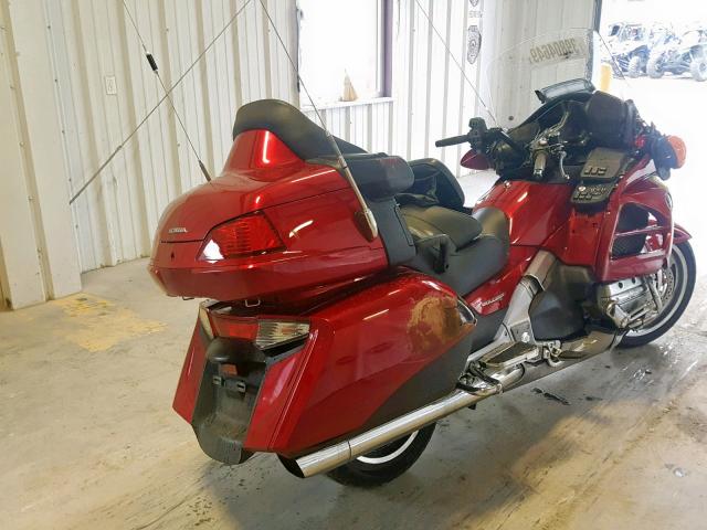 JH2SC68L8DK100236 - 2013 HONDA GL1800 L RED photo 4