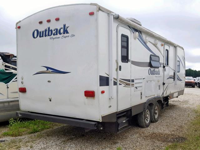 4YDT2742XCB453477 - 2012 KEYSTONE OUTBACK WHITE photo 4