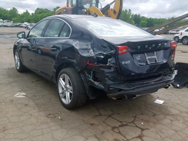 YV1612TK0F2335086 - 2015 VOLVO S60 PREMIE BLACK photo 3