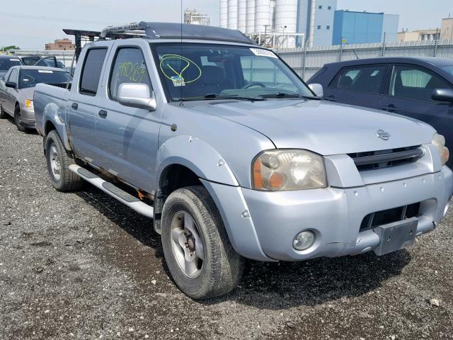 1N6ED27T41C324913 - 2001 NISSAN FRONTIER C SILVER photo 1