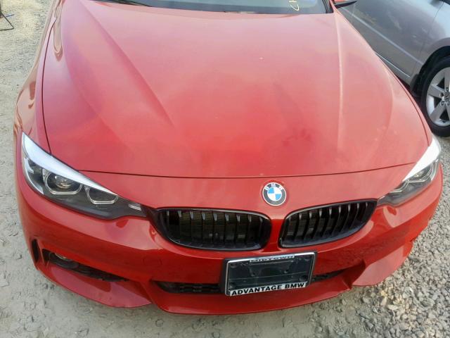 WBA4Z5C54JEA33048 - 2018 BMW 440I RED photo 7