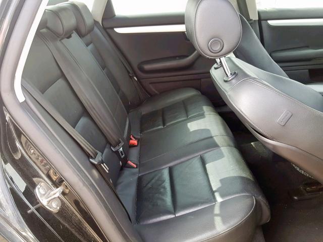 WAUAF78E08A033269 - 2008 AUDI A4 2.0T BLACK photo 6
