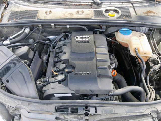 WAUAF78E08A033269 - 2008 AUDI A4 2.0T BLACK photo 7