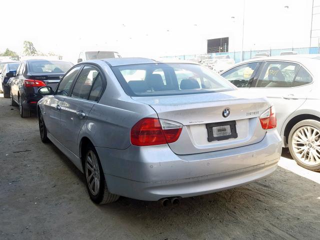 WBAVC53507FZ70047 - 2007 BMW 328 I SULE SILVER photo 3