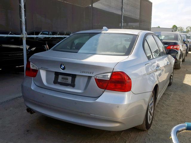 WBAVC53507FZ70047 - 2007 BMW 328 I SULE SILVER photo 4