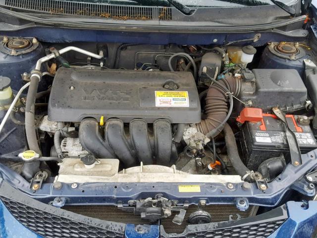 5Y2SL62833Z448108 - 2003 PONTIAC VIBE BLUE photo 7