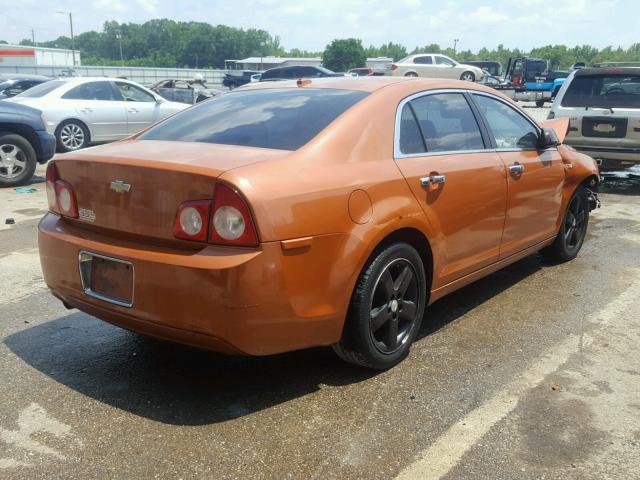 1G1ZK57B68F294527 - 2008 CHEVROLET MALIBU LTZ ORANGE photo 4