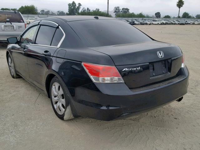 1HGCP2F87AA112731 - 2010 HONDA ACCORD EXL BLACK photo 3