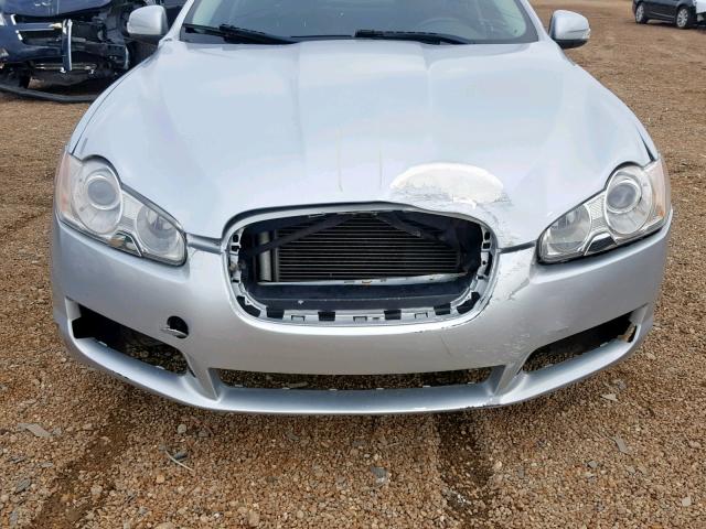 SAJWA05B99HR28794 - 2009 JAGUAR XF LUXURY SILVER photo 9