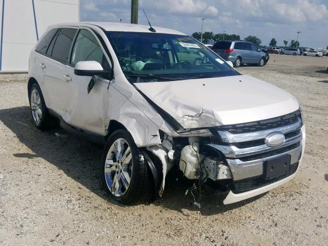 2FMDK3JC5CBA95708 - 2012 FORD EDGE SEL WHITE photo 1