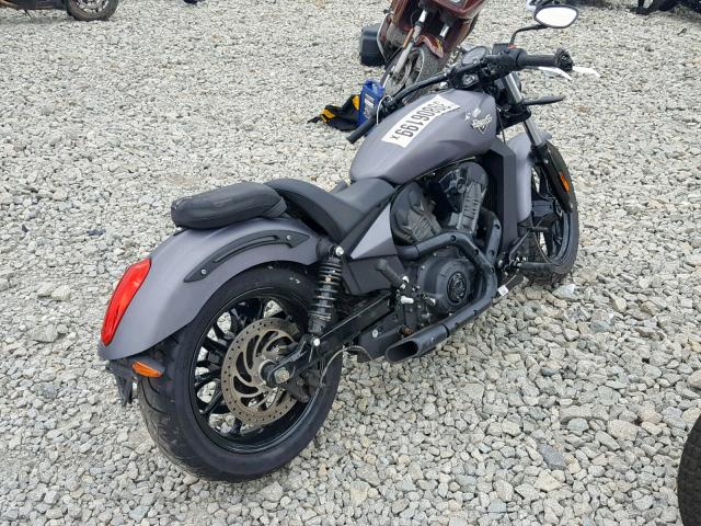 5VPFTB005H3002108 - 2017 VICTORY MOTORCYCLES OCTANE GRAY photo 4