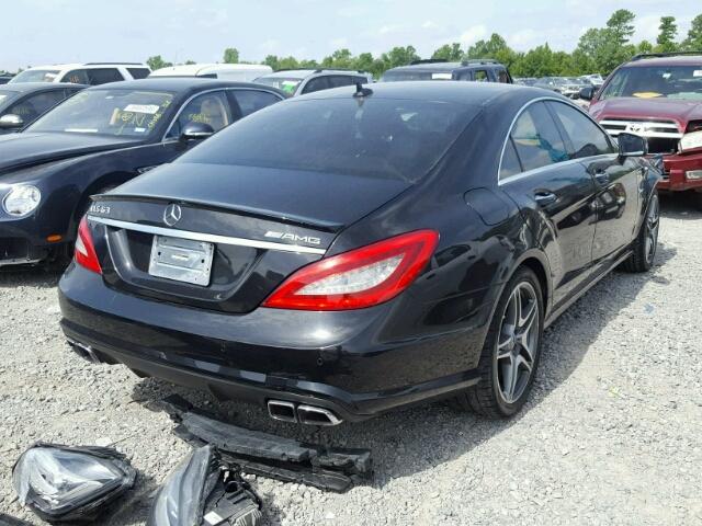 WDDLJ7EB8CA024502 - 2012 MERCEDES-BENZ CLS 63 AMG BLACK photo 4