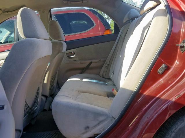 KNAFE121075445615 - 2007 KIA SPECTRA EX BURGUNDY photo 6