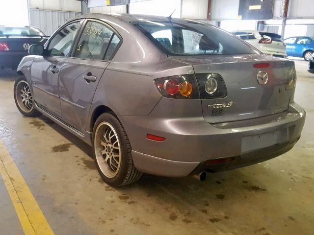 JM1BK323261407414 - 2006 MAZDA 3 S GRAY photo 3